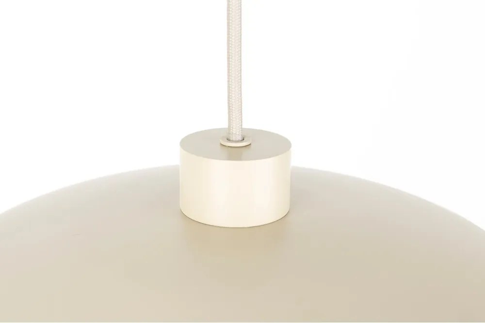 Bézs fém függőlámpa ø 26,5 cm Wubbo – White Label
