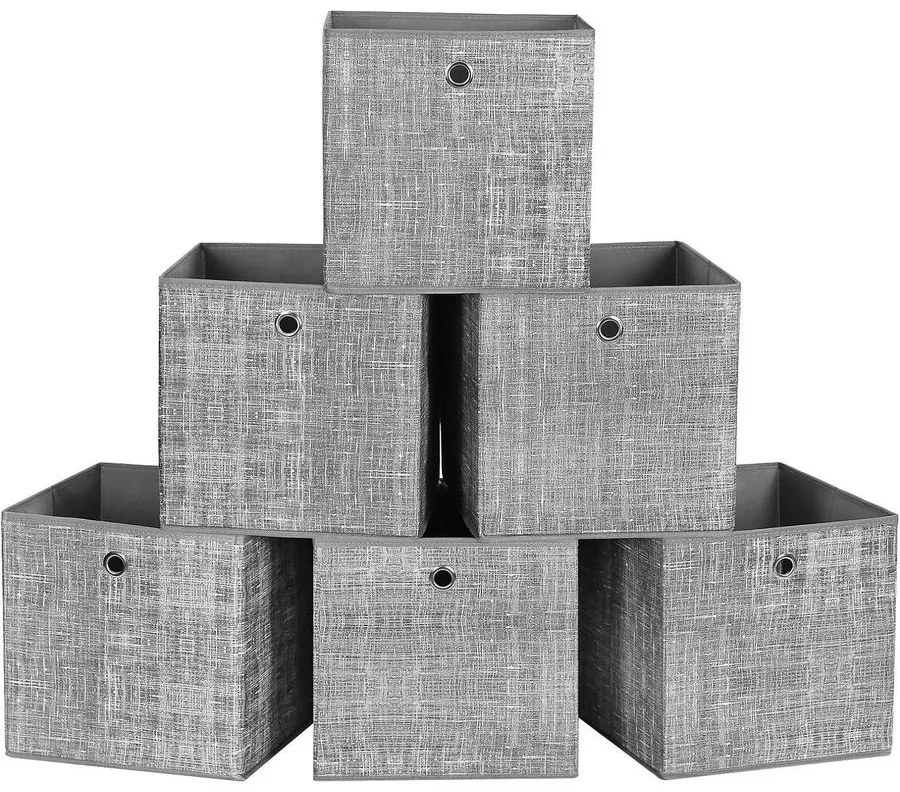 Összecsukható tárolódobozok - 6 db-os csomag