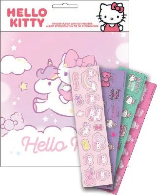 Hello Kitty Unicorn matricás album 50 db matricával