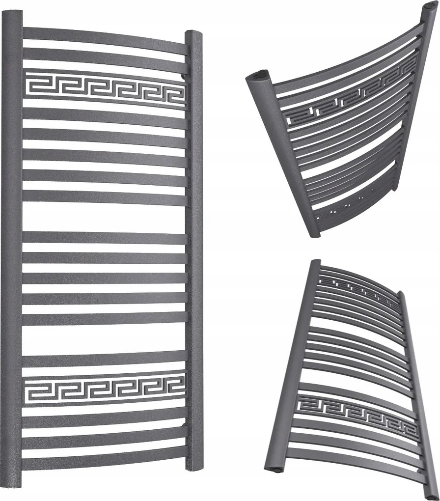 Greek 750/570 Antracit Fürdőszobai Radiátor