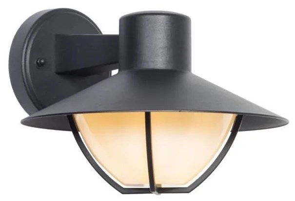 BOWI Kültéri fali lámpa ZALIKA 1xE27/60W/230V IP44 fekete BW0293