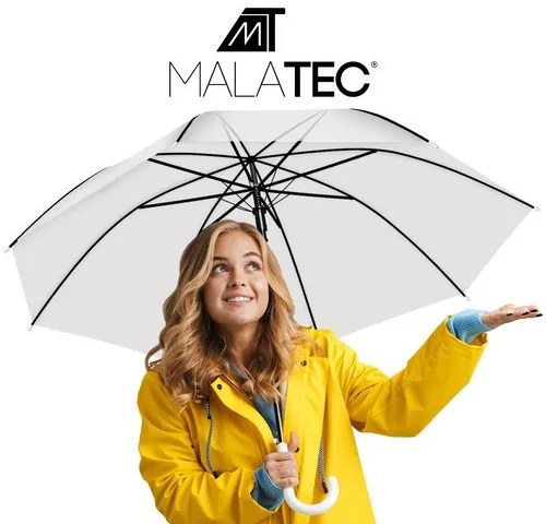 Transparent white umbrella