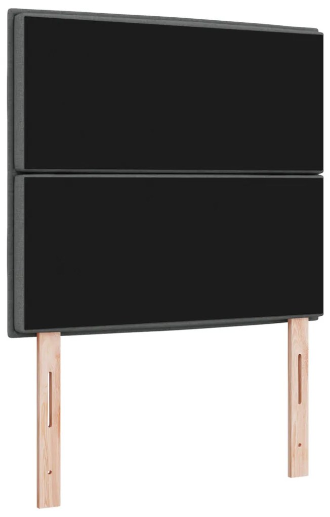 LED Fejtámla Vonal Design Sötétszürke 80 cm Szövet