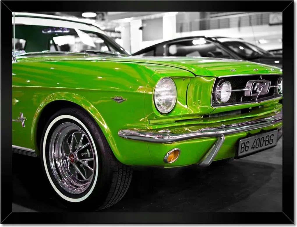 Poszter keretben 40x30 Lime klasszikus Ford