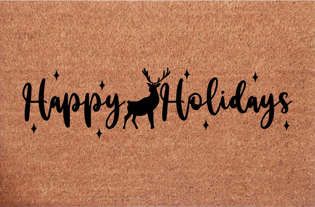 Lábtörlő Bejárati Ajtó Alá Karácsonyi Boldog Karácsonyt Happy Holidays