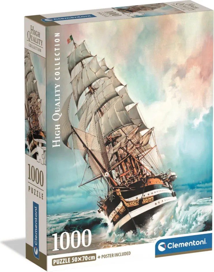 Hajó Amerigo Vespucci 1000 db-os Compact puzzle Clementoni