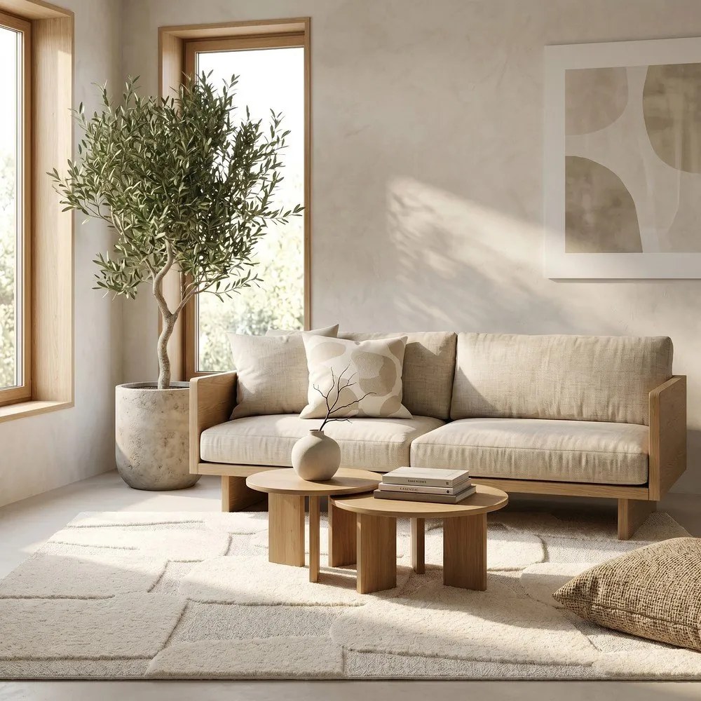 Krémszínű szőnyeg 200x290 cm Cairo – ESTE