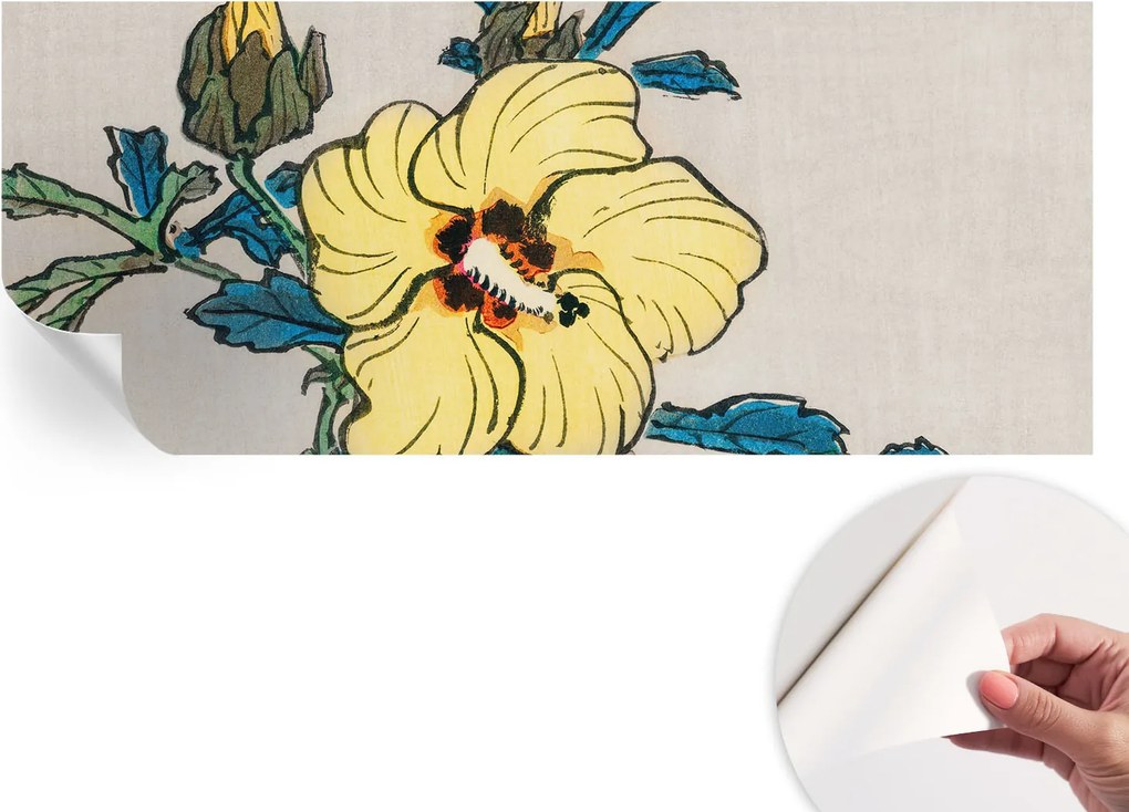 Dekoratív öntapadós fotótapéta Hálószobába Sárga virág 250x104 cm