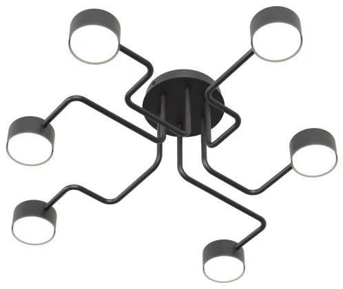 Csillár KURAGE 6xGX53/12W/230V fekete