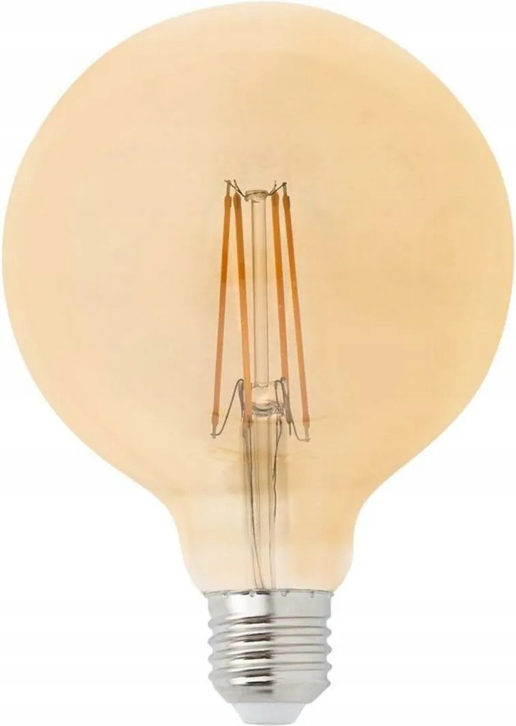 Led izzó Faro Globe izzószálas Amber E27 4W 2200K G125 400lm extra meleg