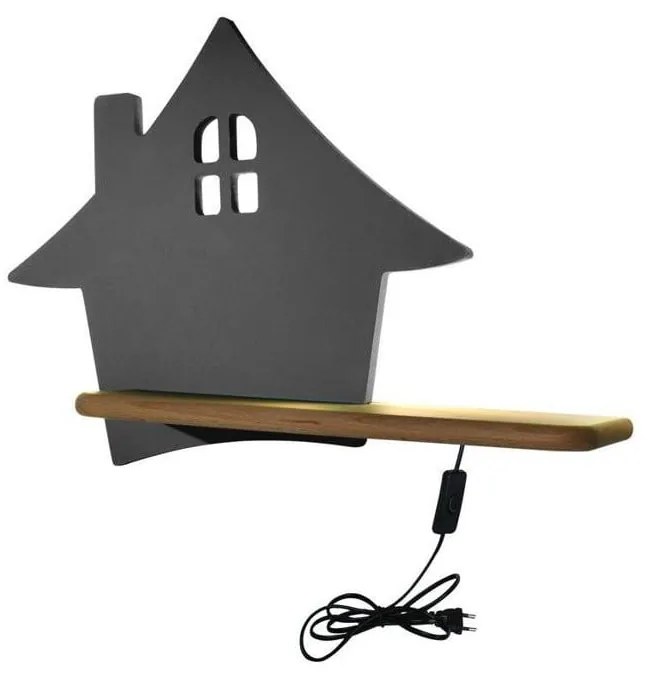 Szürke gyerek lámpa House – Candellux Lighting