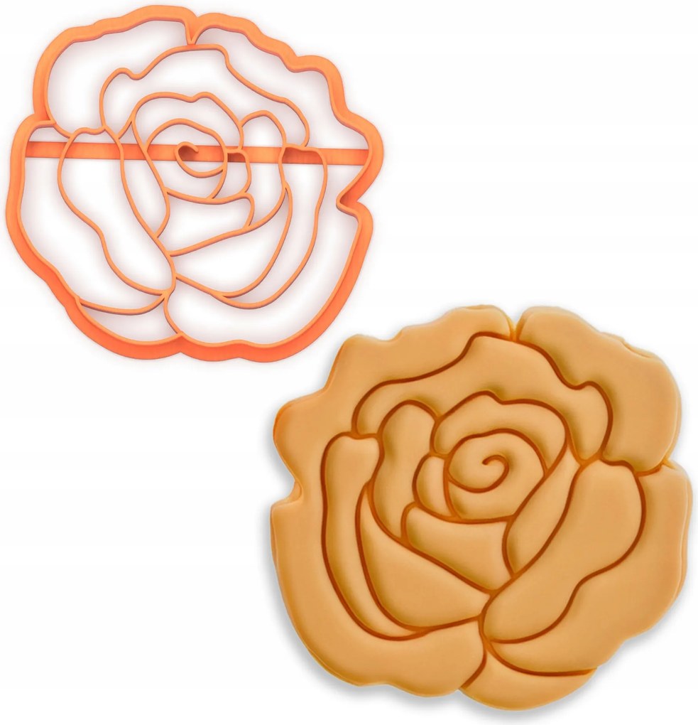 Prémium Kekszlyukasztó Forma Valentin Napi Rózsa Virág Valentin nap