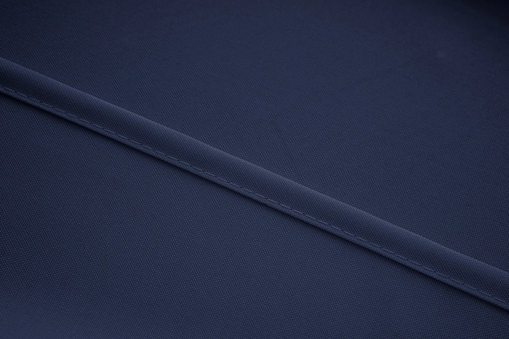 Függöny OXFORD LIGHT 140x250 cm, sötétkék Felfüggesztés: Fém gyűrűk