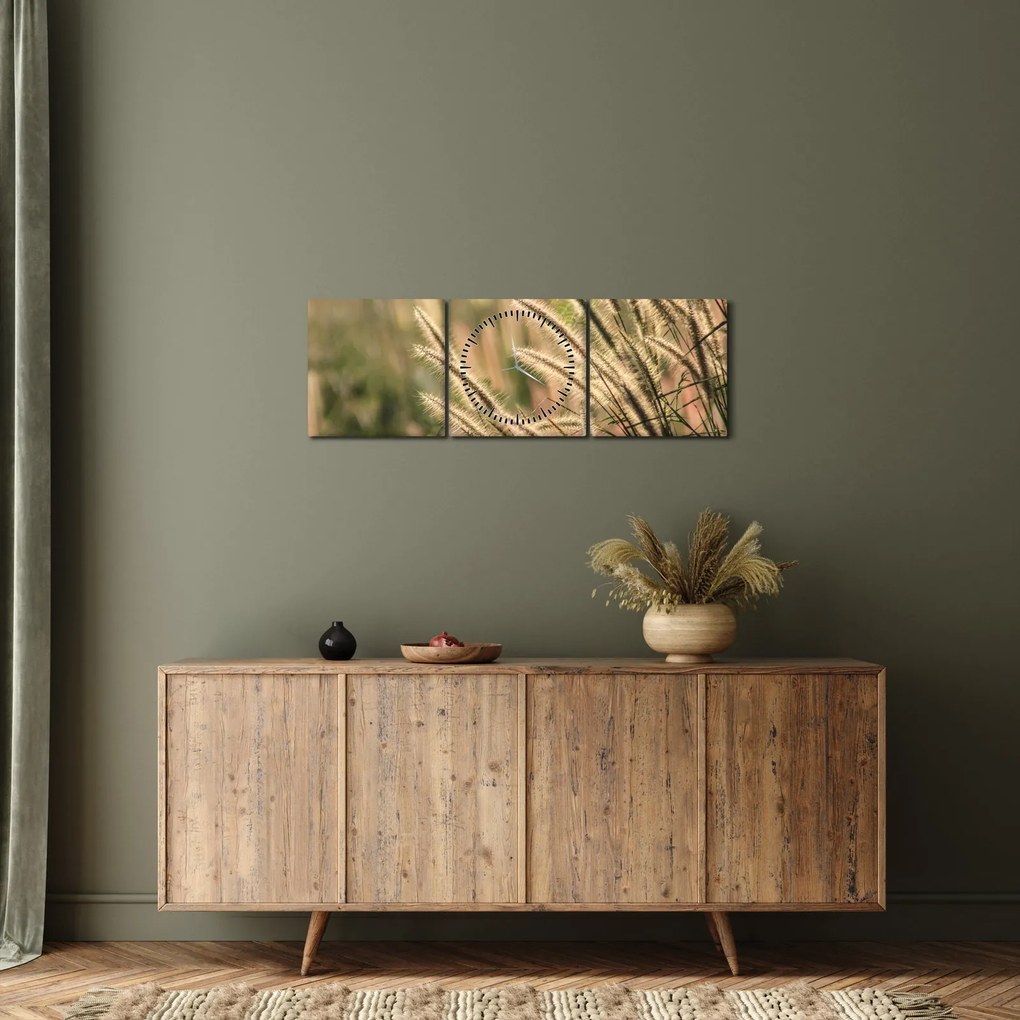 Kép - Gabona (órával) (90x30 cm)