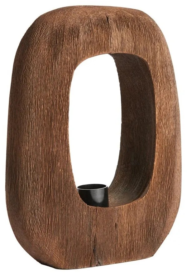 Barna asztali lámpa (magasság 30 cm) Kelafo – Light &amp; Living