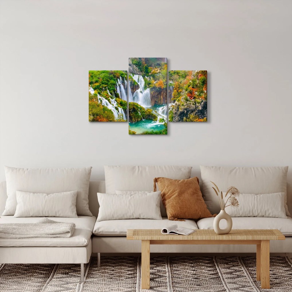 Kép - Plitvicei-tavak Nemzeti Park (90x60 cm)