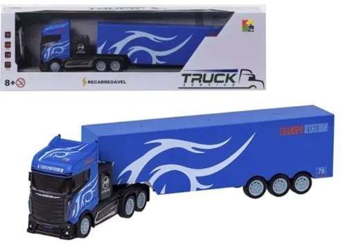 GOMEAN 45 Cm Távirányítós Konténeres kamion 1:16 Méretarány 2.4 GHz