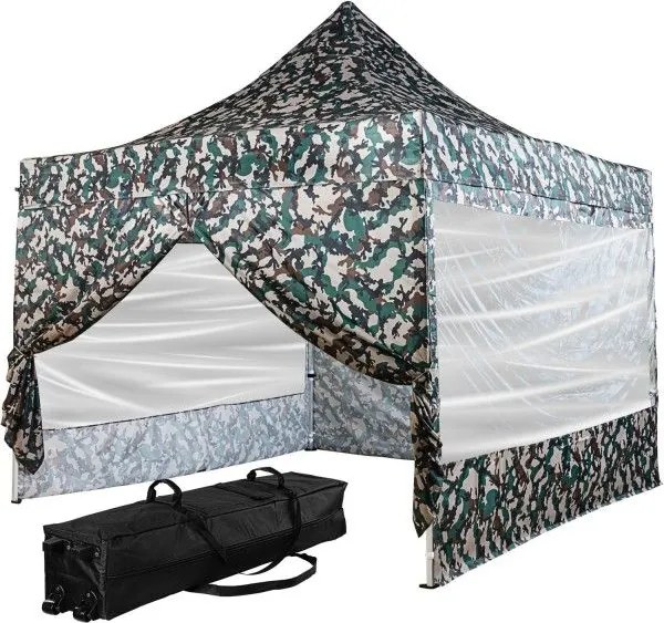 INSTENT PRO Kerti pavilon Woodland 3 x 3 m + 4 oldalfal