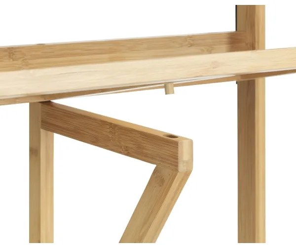 WENKO 69806800 - WAIKIKI asztal 64x65 cm fehér/barna