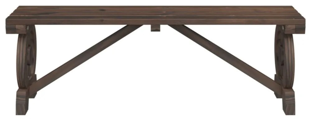 tömör fenyőfa kerti pad 115 cm