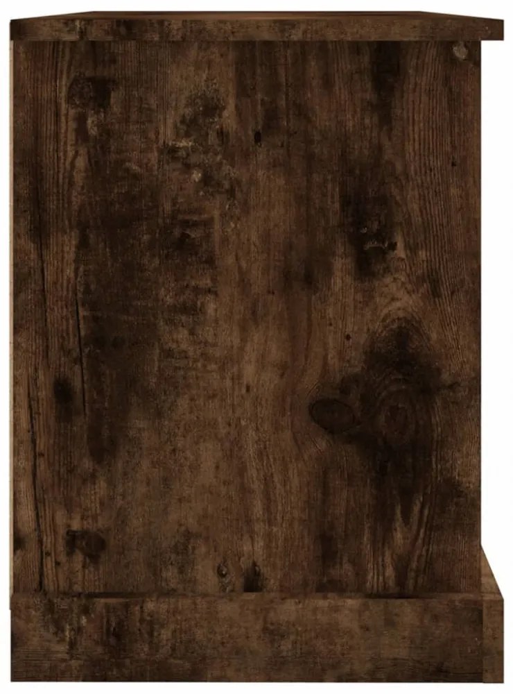 füstös tölgy színű szerelt fa TV-szekrény 73x35,5x47,5 cm