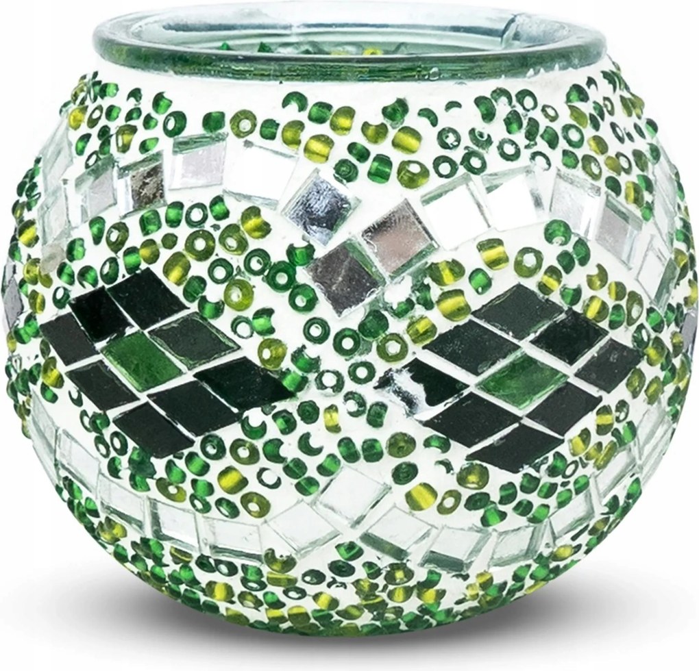 Lampion Gyertyatartó Teamécses Kézzel Készített Keleti Mozaik