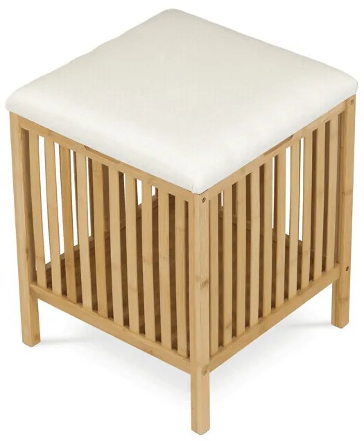 Tárolóhellyel ellátott ülőke B066 NAT, bambusz