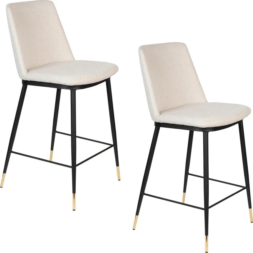 Lionel counter bárszék, bézs, fekete fém láb