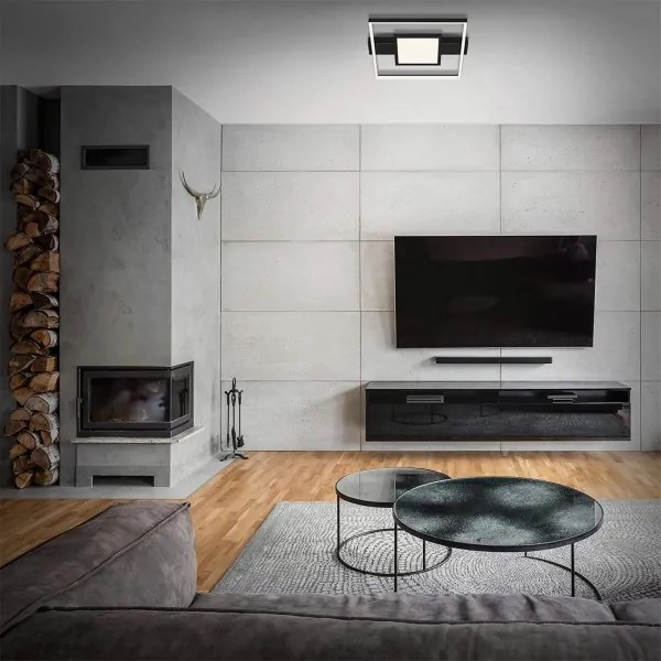 Briloner 3028-015 - LED Dimmelhető mennyezeti lámpa FRAME LED/38W/230V