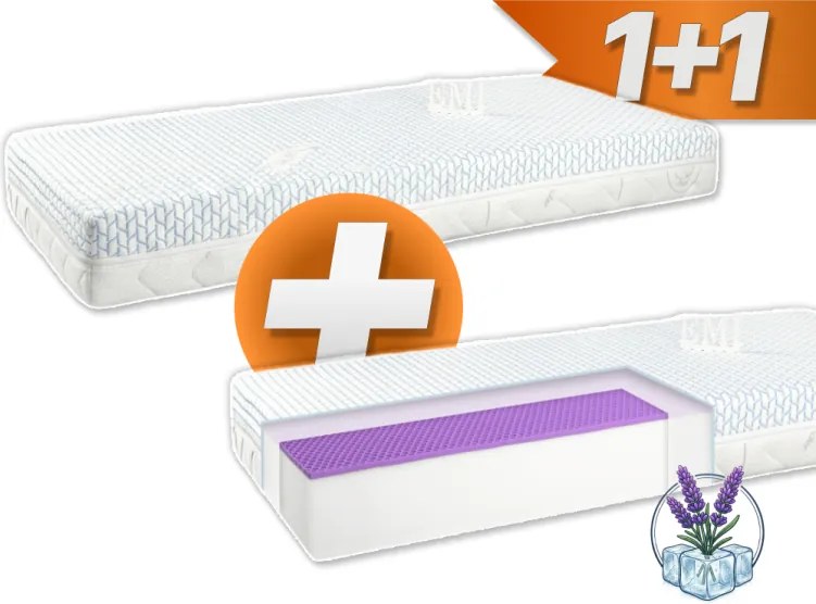 EMI Elastofresh Comfort matrac 90×200 cm, 1+1 INGYEN