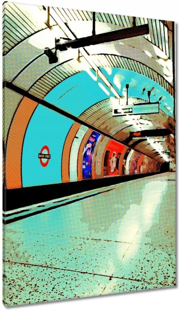 Festmények 80x120 London Alvilág