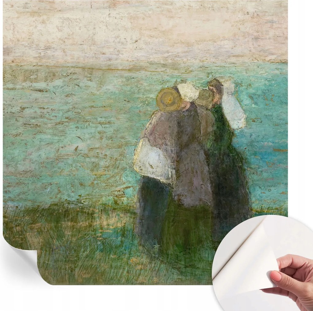 Matt öntapadós fotótapéta Falra Tengerparti tükröződés 250x250 cm