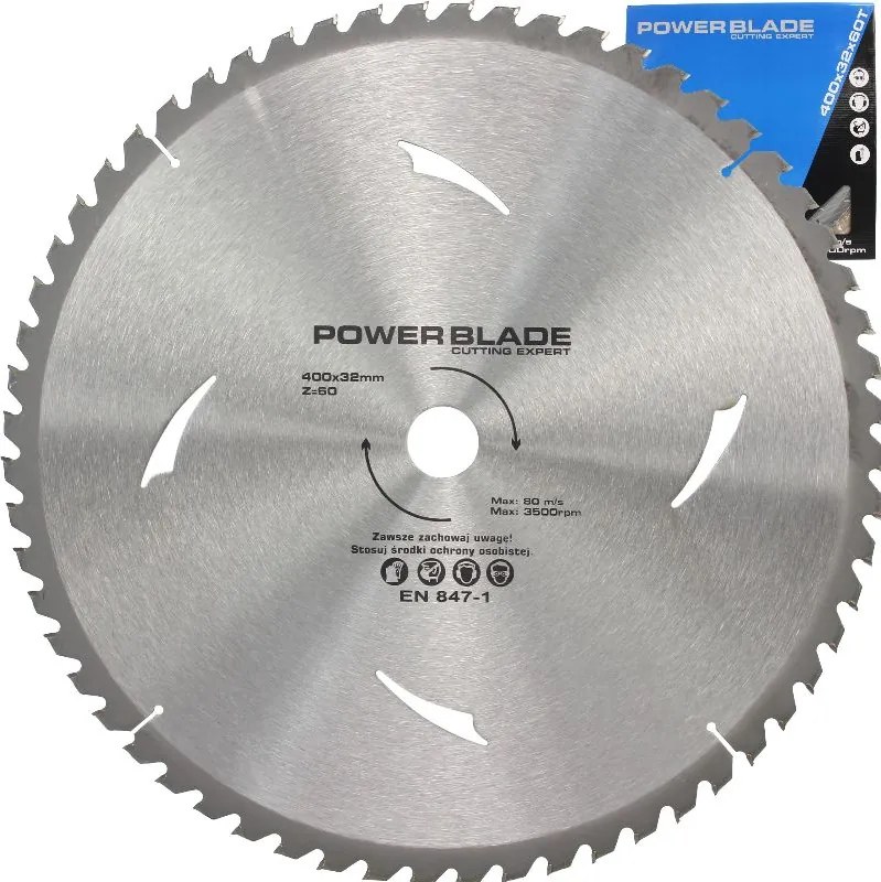 Látótárcsa Fa Fűrész 400mm*32*60T Power Blade