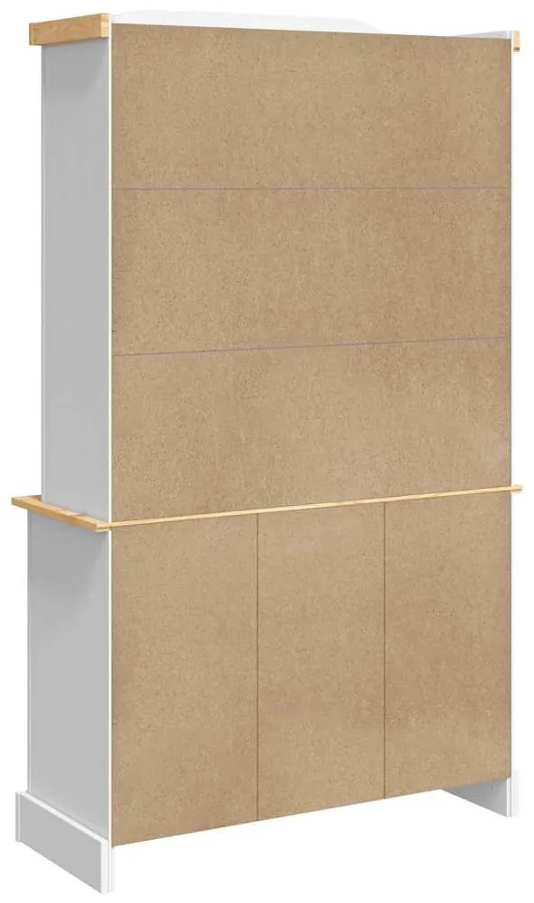 Corona fehér tömör mexikói fenyő magasszekrény 112x43x196 cm