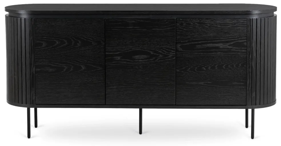 Komód 160 cm fekete színben – BECK