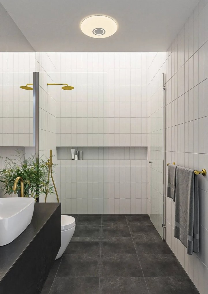 NORDLUX 2110886101 DJAY Kerek Mennyezeti Lámpa Fehér LED IP54
