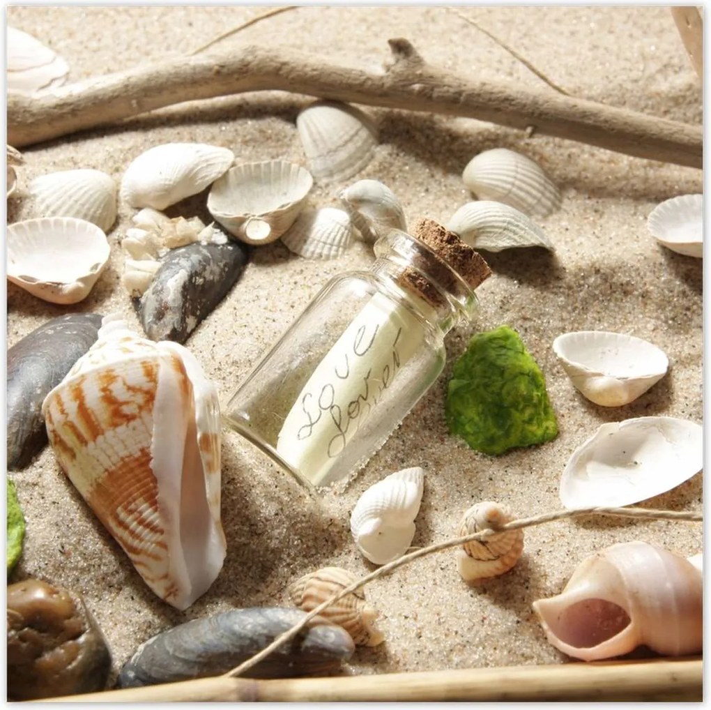 Poszterek 140x140 Tengerparti kompozíció