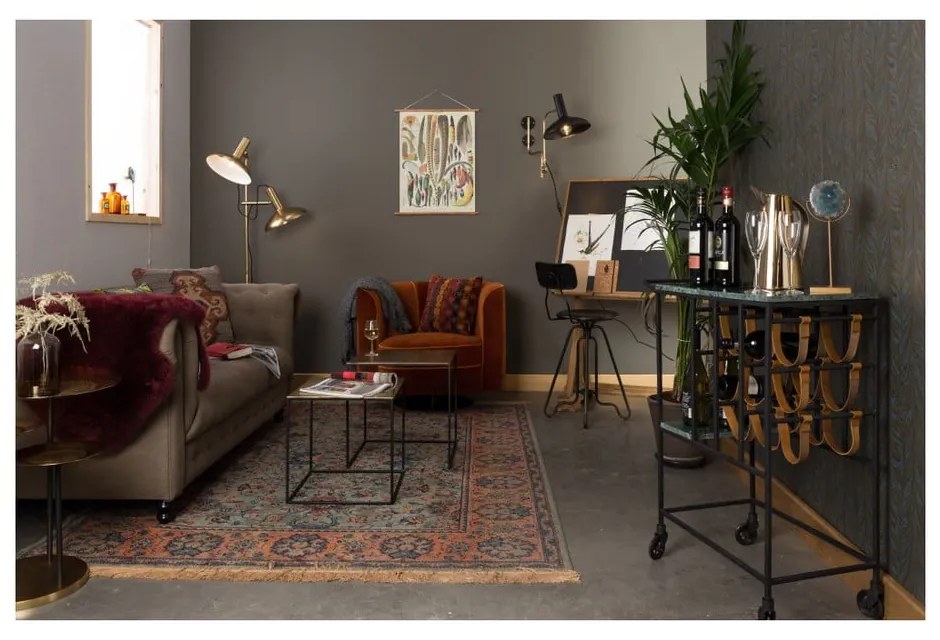 Flower narancssárga fotel - Dutchbone