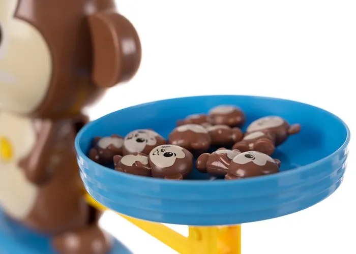 Oktatási játék majom - mérleg skála