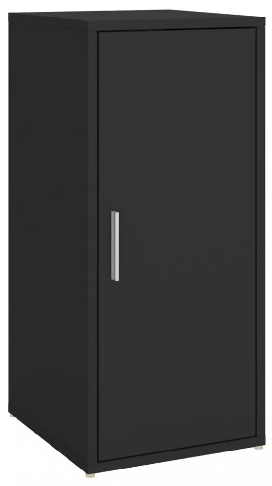 2 db fekete forgácslap cipősszekrény 32 x 35 x 70 cm