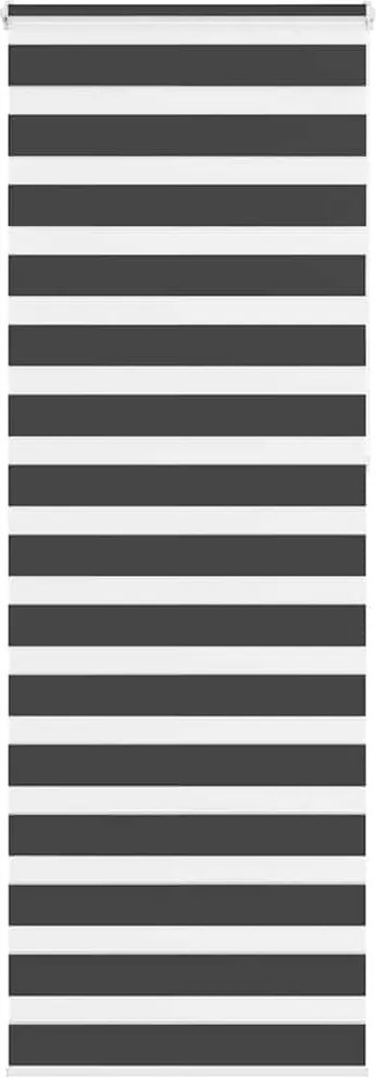 vidaXL zebrafüggönnyel fekete szövetszélesség 85,9 cm poliészter