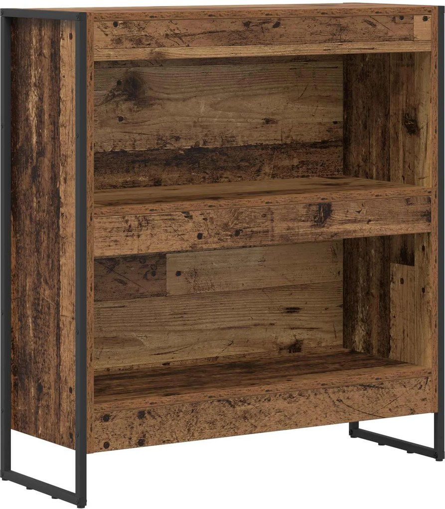 vidaXL Könyvespolc Öreg fa 80 x 30 x 155 cm Faanyag