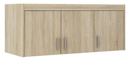 ELLENA 3D ruhásszekrény, 190x133x53 cm, lefkas tölgy