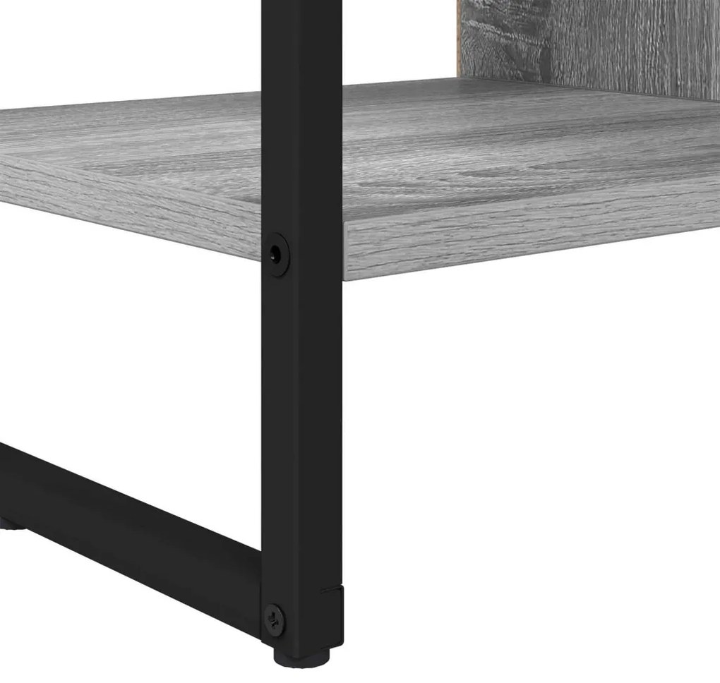 Oldalsó szekrény Szürke Sonoma 96.5 x 30 x 75 cm Faanyag