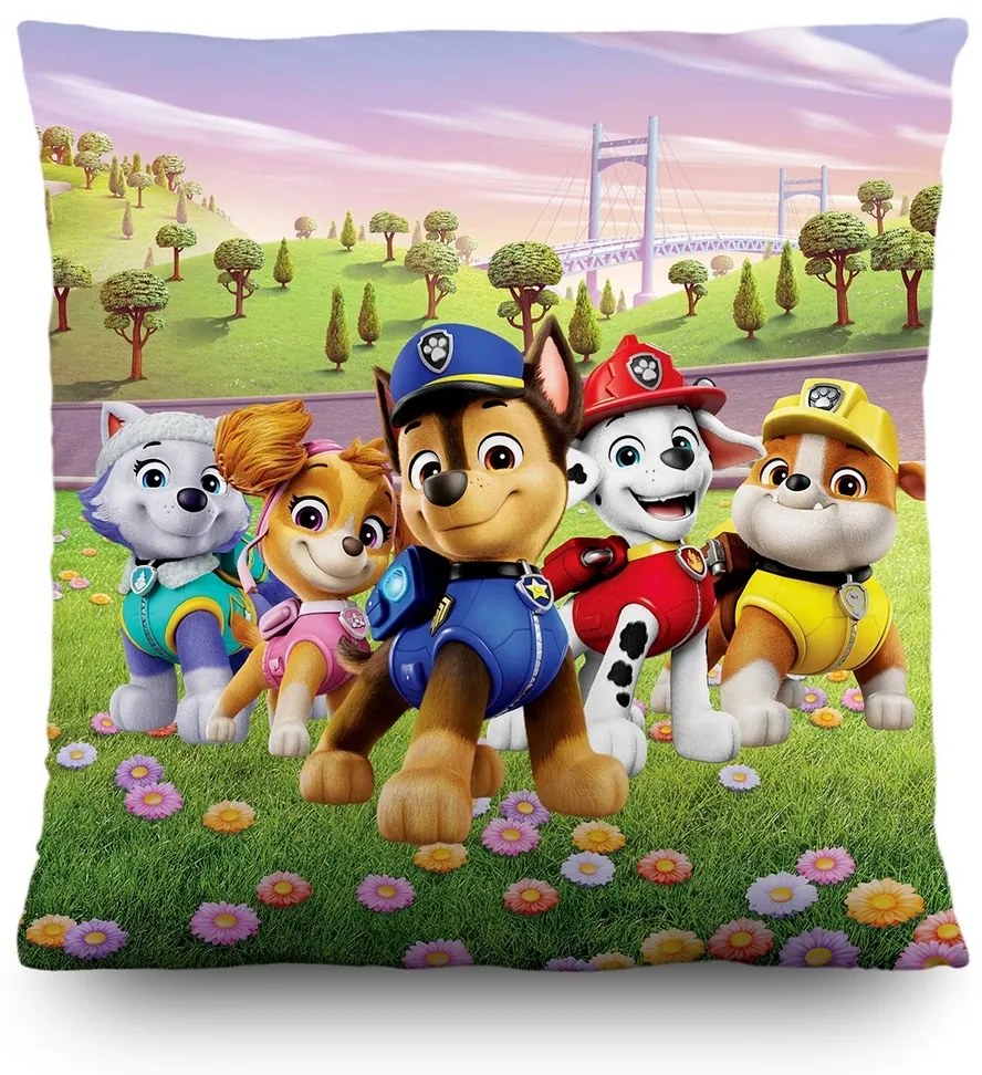 Gyerek párna Paw Patrol, 40 x 40 cm