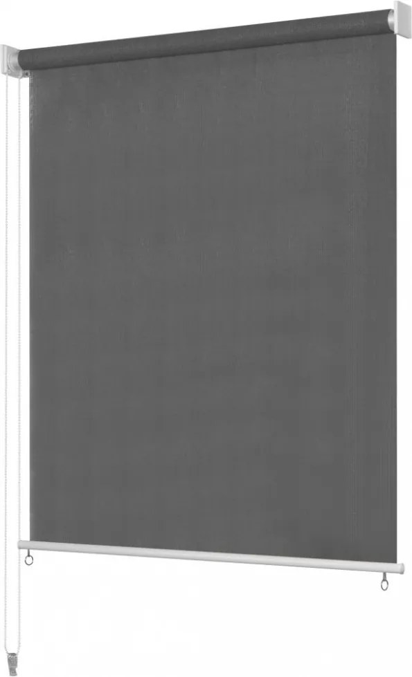 Antracit színű, kültéri sötétítő roló 160 x 230 cm