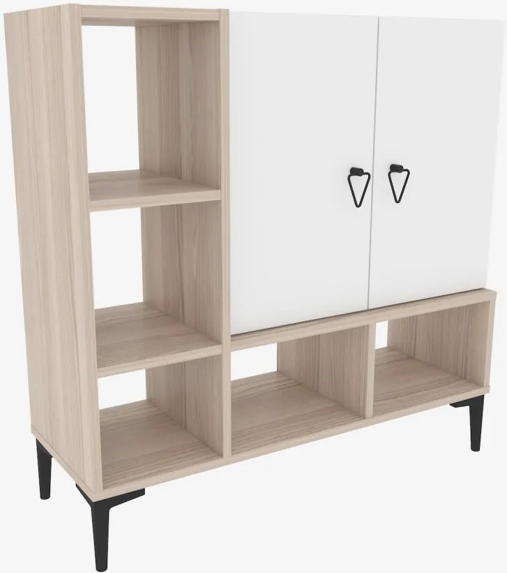 Platin komód, fehér, 100 cm