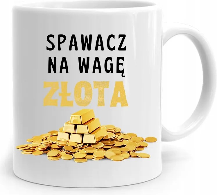 Ajándék Bögre Hegesztőnek Arany Mérleg Hegesztő, fényképes nyomtatással