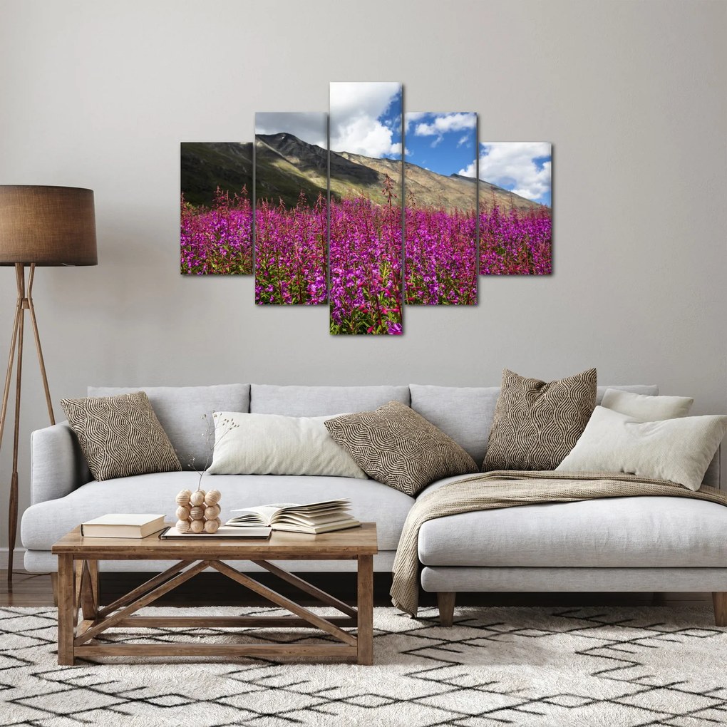 Hegyi rét tája (150x105 cm)