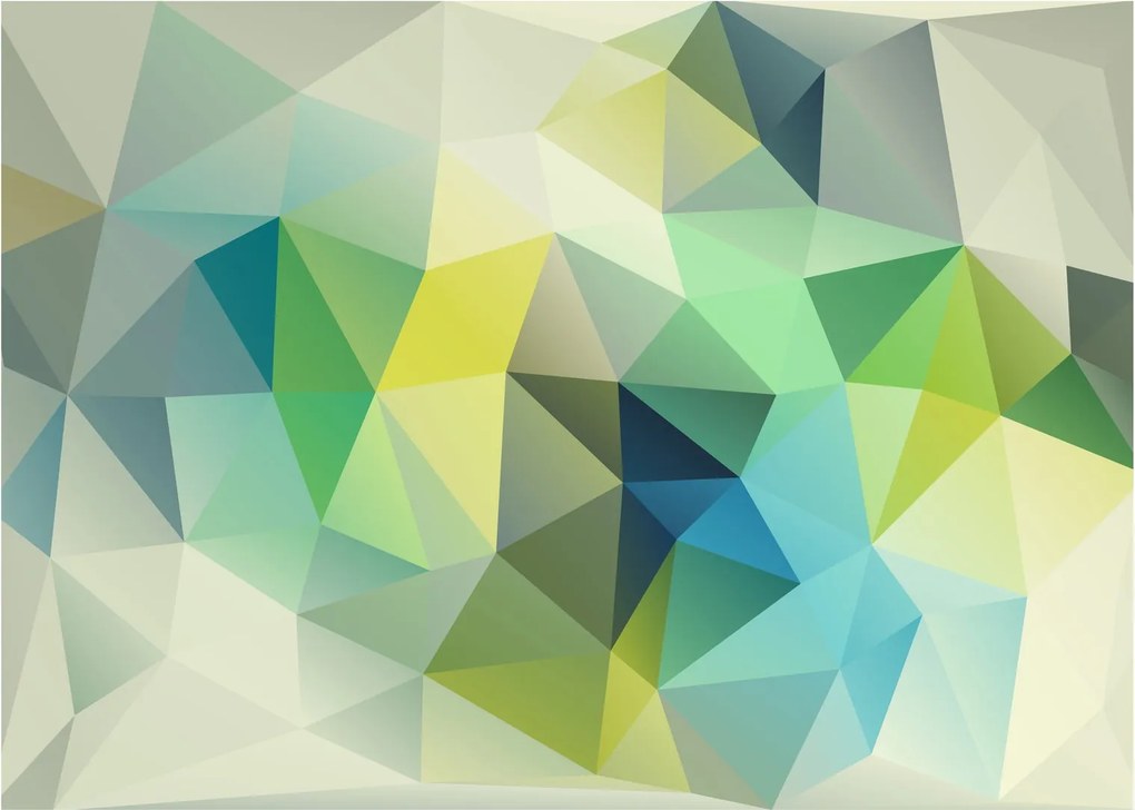 A geometriai absztrakció képe (üvegen) (70x50 cm)